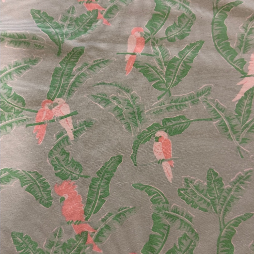 NWT - TBBC Colada Cover Up- Parrot Island Palms/Hamptons Hot Pink - XS - Picture 4 of 4